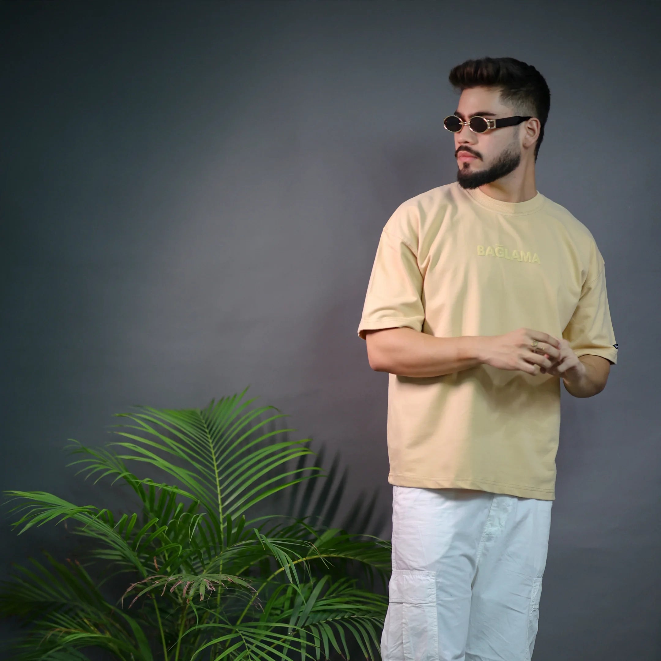 Minimalist Beige Tee