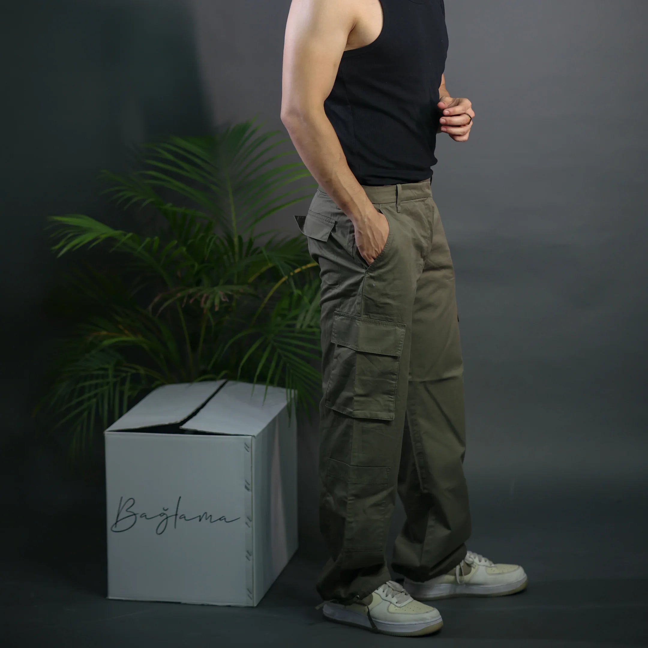 Olive Trail Trousers